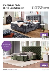 Bett im aktuellen Polstermöbel Fischer Prospekt (Heilbronn) Bett im Polstermöbel Fischer Prospekt "BOXSPRING SPEZIAL" mit 11 Seiten (Heilbronn)