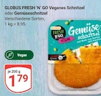 Veganes Schnitzel im Angebot bei GLOBUS in Siegen Veganes Schnitzel Angebote von GLOBUS FRESH 'N' GO bei GLOBUS Siegen für 1,79 €