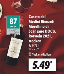 Rotwein im aktuellen Lidl Prospekt für €5.49