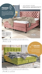 Bett im Polstermöbel Fischer Prospekt "BOXSPRING SPEZIAL" auf Seite 15