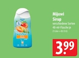 Sirup Angebote von Mijuwi bei famila Nordost Norderstedt für 3,99 €