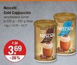 Aktuelles Gold Cappuccino Angebot bei V-Markt in München ab 3,69 €