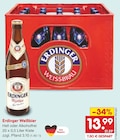 Weißbier Hell oder Alkoholfrei Angebote von Erdinger bei Netto Marken-Discount Fürth für 13,99 €