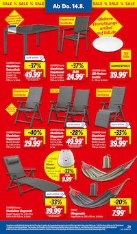 Relaxsessel im Lidl Prospekt "LIDL LOHNT SICH" mit 71 Seiten (Erlangen)
