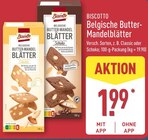 Belgische Butter-Mandelblätter Classic im Angebot bei ALDI Nord in Melle Belgische Butter-Mandelblätter Classic Angebote von Biscotto bei ALDI Nord Melle für 1,99 €