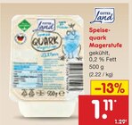 Speisequark Magerstufe im Angebot bei Netto Marken-Discount in Salzgitter Speisequark Magerstufe Angebote von Gutes Land bei Netto Marken-Discount Salzgitter für 1,11 €