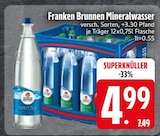 Mineralwasser im EDEKA Prospekt Mineralwasser von Franken Brunnen im aktuellen EDEKA Prospekt für 4,99 €