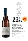 AOP Pouilly-Fuissé 1er Cru Au Cœur des Roches - FAMILLE TROUILLET en promo chez Intermarché Super AOP Pouilly-Fuissé 1er Cru Au Cœur des Roches - FAMILLE TROUILLET dans le catalogue Intermarché Super