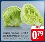 EDEKA Obere Roggenmühle - Eisbergsalat Angebot im Prospekt Eisbergsalat bei EDEKA im Obere Roggenmühle Prospekt für 0,79 €