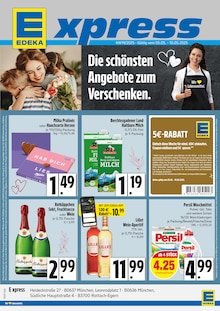 Aktueller EDEKA Prospekt "Die schönsten Angebote zum Verschenken." Seite 1 von 4 Seiten für Pullach