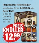 Hefeweißbier Kellerbier von Franziskaner im aktuellen V-Markt Prospekt für 12,99 €