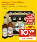Aktuelles Premium Pilsener Angebot bei Netto Marken-Discount in Regensburg ab 10,99 €