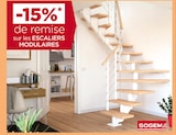 -15% DE REMISE SUR LES ESCALIERS MODULAIRES à Gedimat dans Saint-Maurice-la-Clouère -15% DE REMISE SUR LES ESCALIERS MODULAIRES à Gedimat dans Saint-Maurice-la-Clouère