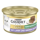 GOURMET Gold Feine Pastete mit Lamm und grünen Bohnen 85 g im Angebot bei Zookauf in Detmold GOURMET Gold Feine Pastete mit Lamm und grünen Bohnen 85 g Angebote von Gourmet bei Zookauf Detmold für 0,49 €