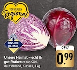 EDEKA Weilheim - echt & gut Rotkraut Angebot im Prospekt echt & gut Rotkraut bei EDEKA im Weilheim Prospekt für 0,99 €