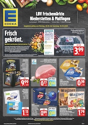 EDEKA Supermarkt Prospekt der aktuellen Woche mit 28 Seiten, gültig von 20.10.2025 bis 25.10.2025, in Niederstetten und Umgebung Aktueller EDEKA Supermarkt Prospekt in Niederstetten und Umgebung, "Wir lieben Lebensmittel!" mit 28 Seiten, 20.10.2025 - 25.10.2025