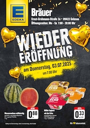 EDEKA Prospekt: "WIEDERERÖFFNUNG", 4 Seiten, 03.07.2025 - 05.07.2025