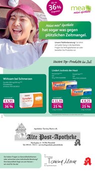 Aktueller mea - meine apotheke Prospekt "Unsere Juli-Angebote" für Pleinfeld Aktueller mea - meine apotheke Prospekt für Pleinfeld mit Seiten