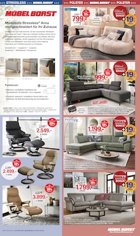 Sofa im Möbel Borst Prospekt "WIR LIEBEN EINRICHTEN MIT EUCH!" mit 12 Seiten (Ulm)
