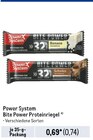 Bite Power Proteinriegel von Power System im aktuellen Metro Prospekt für 0,74 €