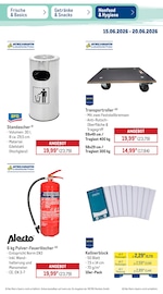 Feuerlöscher im METRO Prospekt in Meerbusch Aktueller METRO Prospekt mit Feuerlöscher, "Wochenangebote + Gewinnspiel", Seite 44