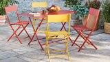 Chaise Bistro en Acier Tournesol en promo chez Intermarché Hyper Poitiers à 19,99 €