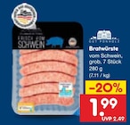 Bratwürste im Angebot bei Netto Marken-Discount in Zwickau Bratwürste Angebote von Gut Ponholz bei Netto Marken-Discount Zwickau für 1,99 €