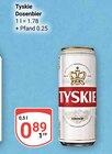 Dosenbier Angebote von Tyskie bei GLOBUS Duisburg für 0,89 €