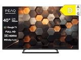 PTV 40GF-5026C TV (Flat, 40 Zoll / 100,0 cm, Full-HD, SMART TV) von PEAQ für 179,00 € bei MediaMarkt Saturn im Angebot PTV 40GF-5026C TV (Flat, 40 Zoll / 100,0 cm, Full-HD, SMART TV) von PEAQ im aktuellen MediaMarkt Saturn Prospekt