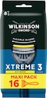 Rasoirs xtreme 3 ultimate comfort jetable 2x8 - WILKINSON - Intermarché Hyper Rasoirs xtreme 3 ultimate comfort jetable 2x8 - WILKINSON à 8,16 € dans le catalogue Intermarché Hyper
