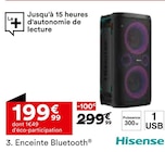 Enceinte Bluetooth - Hisense dans le catalogue But