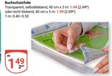Buchschutzfolie selbstklebend im Angebot bei GLOBUS in Rostock Buchschutzfolie selbstklebend Angebote bei GLOBUS Rostock für 1,49 €