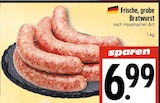 Frische, grobe Bratwurst bei EDEKA im Merenberg Prospekt für 6,99 €