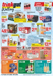 Trinkgut Getränkemärkte Prospekt der aktuellen Woche mit 6 Seiten, gültig von 03.11.2025 bis 08.11.2025, in Heiden und Umgebung Aktueller Trinkgut Getränkemärkte Prospekt in Heiden und Umgebung, "Aktuelle Angebote" mit 6 Seiten, 03.11.2025 - 08.11.2025