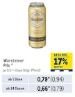 Pils Angebote von Warsteiner bei Metro Siegen für 0,79 €