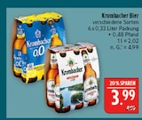 Bier Angebote von Krombacher bei Marktkauf Meerane für 3,99 €