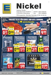 EDEKA Prospekt für Köln mit 24 Seiten EDEKA Prospekt für Köln: "Aktuelle Angebote", 24 Seiten, 13.07.2026 - 18.07.2026
