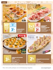 Promos Mortadelle dans le catalogue "Réveillons Noël : Tous les plaisirs de la table à petits prix" de Auchan Hypermarché à la page 4