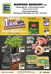 EDEKA Prospekt für Kamp-Lintfort mit 24 Seiten EDEKA Prospekt für Kamp-Lintfort: Aktuelle Angebote, 24 Seiten, 15.08.2022 - 20.08.2022