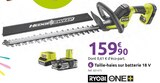 Taille-haies sur batterie 18 V - RYOBI - Mr.Bricolage à Aix-en-Provence Taille-haies sur batterie 18 V - RYOBI en promo chez Mr.Bricolage Aix-en-Provence à 159,90 €