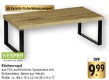 Küchenregal Angebote von KESPER bei E center Stuttgart für 9,99 €