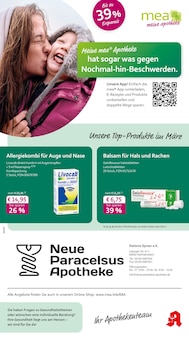 Aktueller mea - meine apotheke Prospekt (Hartmannsdorf, 4 Seiten zum blättern mea - meine apotheke Prospekt Unsere März-Angebote mit 4 Seiten