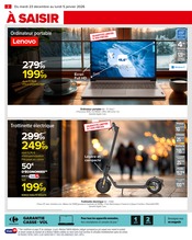 Trottinette Électrique Angebote im Prospekt "DÉMARREZ L'ANNÉE AVEC DES OFFRES DERNIER CRI !" von Carrefour Trottinette Électrique Angebote im Prospekt "DÉMARREZ L'ANNÉE AVEC DES OFFRES DERNIER CRI !" von Carrefour auf Seite 4