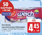 sooo weich premium Toilettenpapier Angebote von Gut & Günstig bei EDEKA Chemnitz für 4,45 €