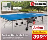 Outdoor Tischtennisplatte Angebote von Sponeta bei Netto Marken-Discount Mönchengladbach für 399,99 €