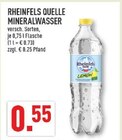 Mineralwasser Angebote von Rheinfels Quelle bei Marktkauf Coesfeld für 0,55 €
