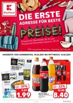 Kaufland Prospekt für Wuppertal mit 52 Seiten Kaufland Prospekt für Wuppertal: "DIE GROSSE 1€ AKTION", 52 Seiten, 10.06.2021 - 16.06.2021