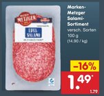 Aktuelles Salami-Sortiment Angebot bei Netto Marken-Discount in Heilbronn ab 1,49 €