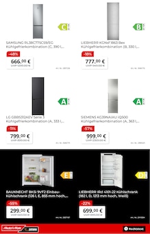 Kühlschrank im MediaMarkt Saturn Prospekt "LET'S GO! DEALS Kostenlos geliefert!" mit 19 Seiten (Norderstedt)