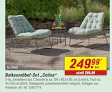 Balkonmöbel-Set „Celina“ Angebote bei toom Baumarkt Braunschweig für 249,99 €